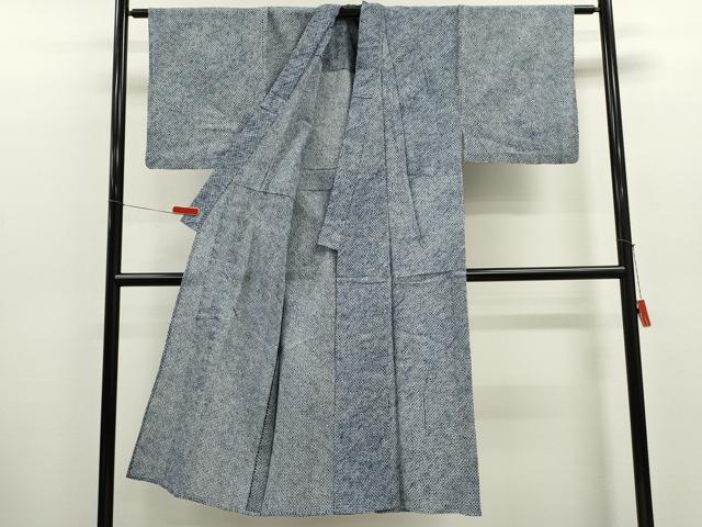 平和屋着物∴夏物　男性　浴衣　有松鳴海絞り　三浦絞り　綿　逸品　CABJ2758ze