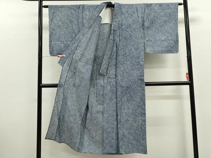 平和屋着物∴夏物　男性　浴衣　有松鳴海絞り　三浦絞り　綿　逸品　CABJ2765ze