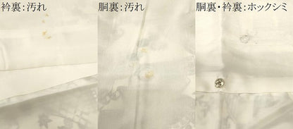 平和屋着物■上質な小紋　風景文　正絹　逸品　CABJ2805ev