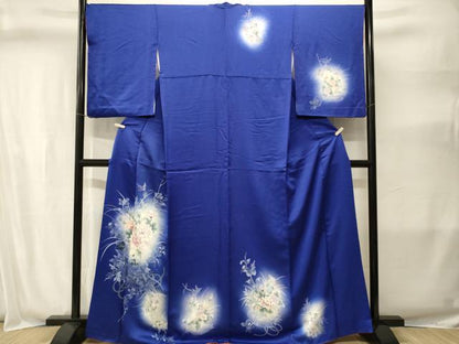 平和屋着物■訪問着　草花文　暈し染め　正絹　逸品　CABJ2806ev