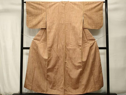 平和屋着物■上質な紬　霞文　正絹　逸品　CABJ2829ev
