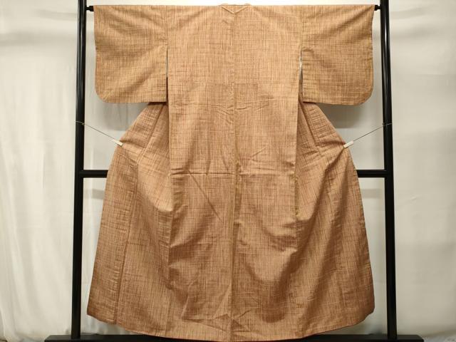 平和屋着物■上質な紬　霞文　正絹　逸品　CABJ2829ev