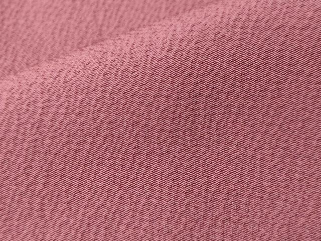 平和屋着物■上質な色無地　退紅色　正絹　逸品　CABJ2839ev