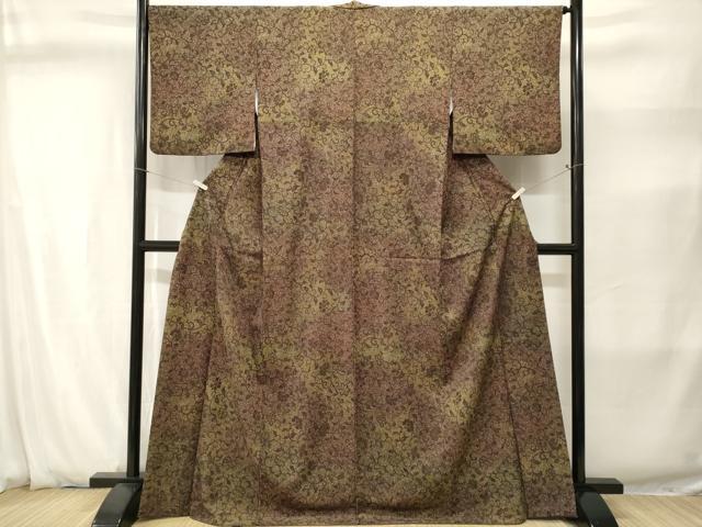 平和屋着物■小紋　花唐草文　洗える着物　CABJ2841ev