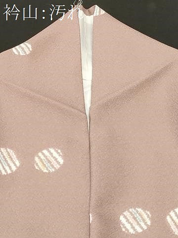 平和屋着物■上質な小紋　幾何学丸文　正絹　逸品　CABJ2842ev