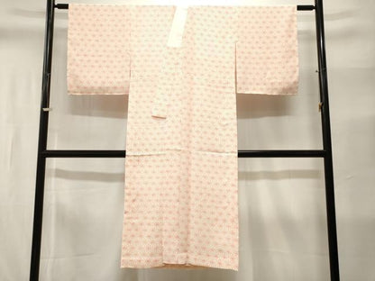平和屋着物■長襦袢　無双仕立て　麻の葉文　正絹　逸品　CABJ2844ev