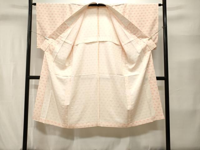 平和屋着物■長襦袢　無双仕立て　麻の葉文　正絹　逸品　CABJ2844ev