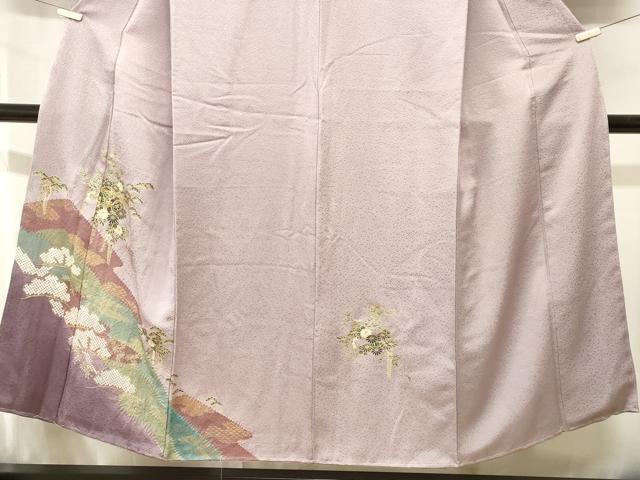 平和屋着物■訪問着　鼓　藤花房松文　やまと誂製　正絹　逸品　CABJ2848ev