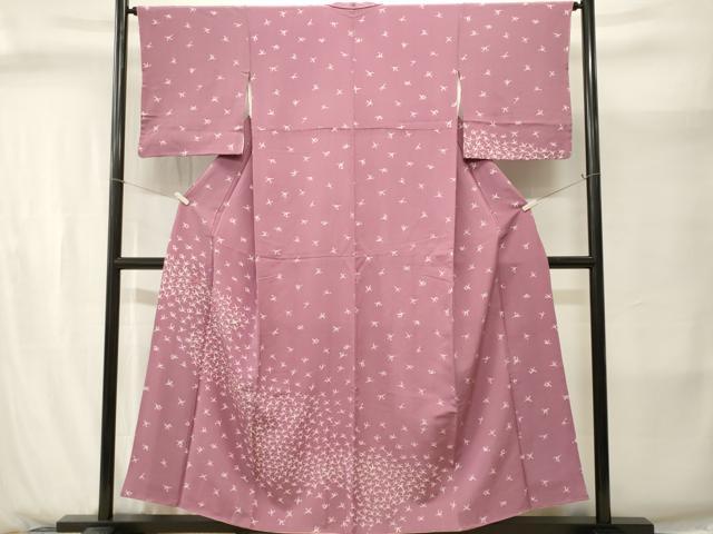 平和屋着物■訪問着　刺繍　飛鶴文　正絹　逸品　CABJ2872ev