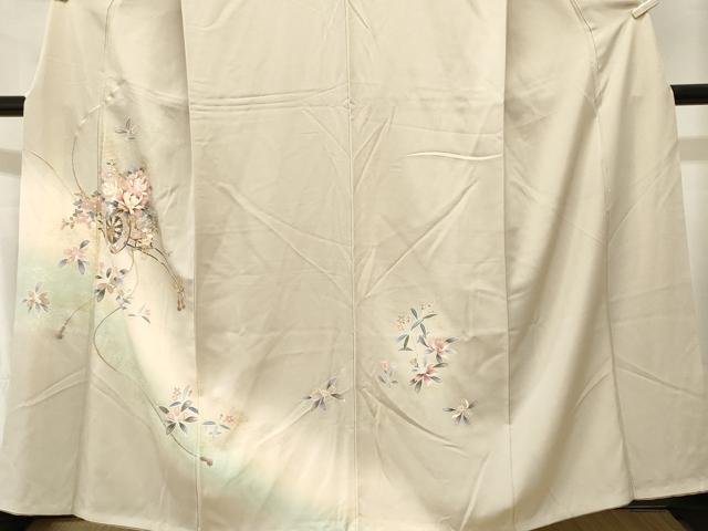 平和屋着物■訪問着　花車文　暈し染め　金彩　正絹　逸品　CABJ2881ev