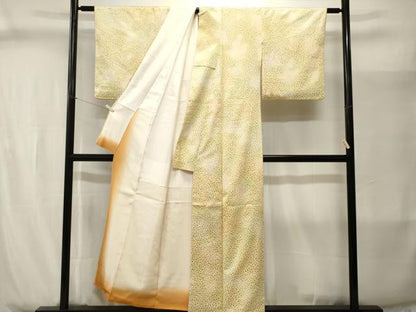 平和屋着物■上質な小紋　石畳文　暈し染め　正絹　逸品　CABJ2890ev