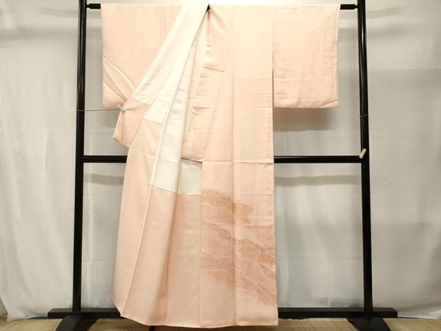 平和屋着物■豪華色留袖　道長流水草花文　暈し染め　正絹　逸品　CABJ2892ev
