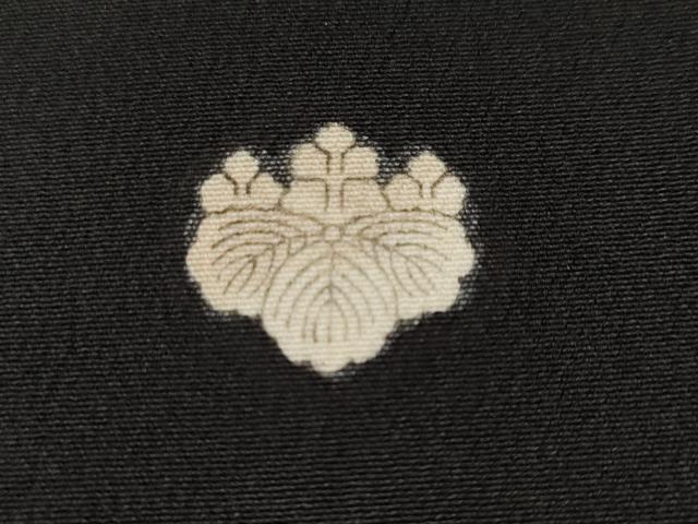 平和屋着物■豪華黒留袖　駒刺繍　更紗休み鳥草花文　金彩　洗える着物　CABJ2908ev