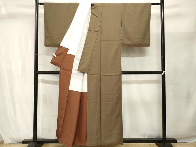 平和屋着物■小紋　幾何学文　洗える着物　CABJ2909ev