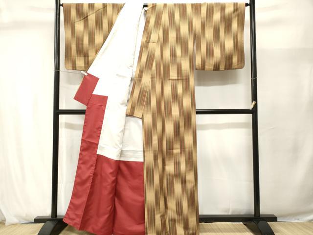 平和屋着物■小紋　抽象文　洗える着物　CABJ2911ev