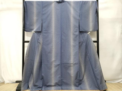 平和屋着物■小紋　幾何学文　ロング丈　洗える着物　CABJ2912ev