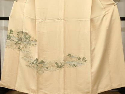 平和屋着物■豪華色留袖　寿光織　人物御所解文　正絹　逸品　CABJ2921ev