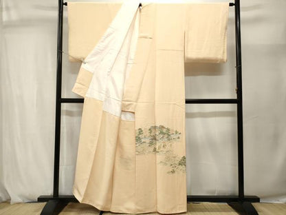 平和屋着物■豪華色留袖　寿光織　人物御所解文　正絹　逸品　CABJ2921ev
