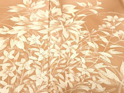 平和屋着物■訪問着　霞草花文　暈し染め　正絹　逸品　CABJ2924ev
