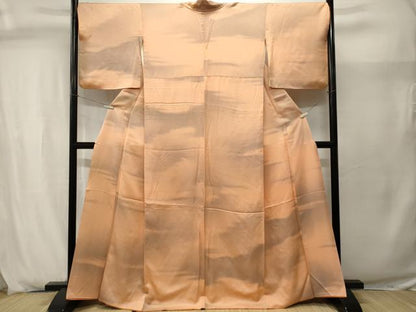平和屋着物■二代目清次郎　手描き　小紋　霞文　正絹　逸品　CABJ2926ev