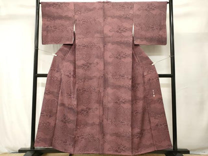 平和屋着物■江戸小紋　岡山五郎　寄せ小紋柄　正絹　逸品　CABJ2931ev