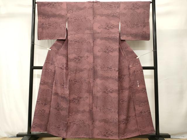 平和屋着物■江戸小紋　岡山五郎　寄せ小紋柄　正絹　逸品　CABJ2931ev