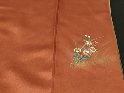 平和屋着物■訪問着　螺鈿　楽器草花文　暈し染め　金彩　正絹　逸品　CABJ2932ev