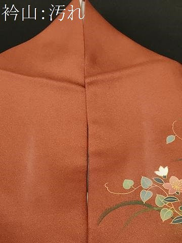 平和屋着物■訪問着　螺鈿　楽器草花文　暈し染め　金彩　正絹　逸品　CABJ2932ev