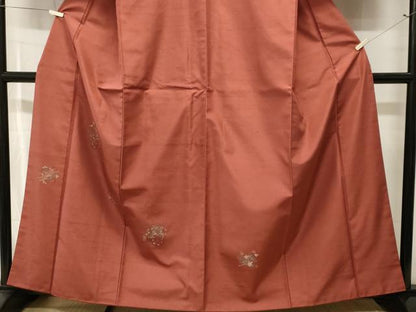 平和屋着物■訪問着　紬地　花筏　花車文　正絹　逸品　CABJ2935ev