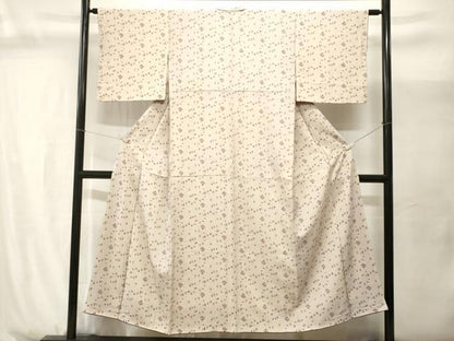 平和屋着物■上質な小紋　人物文　正絹　逸品　CABJ2951ev