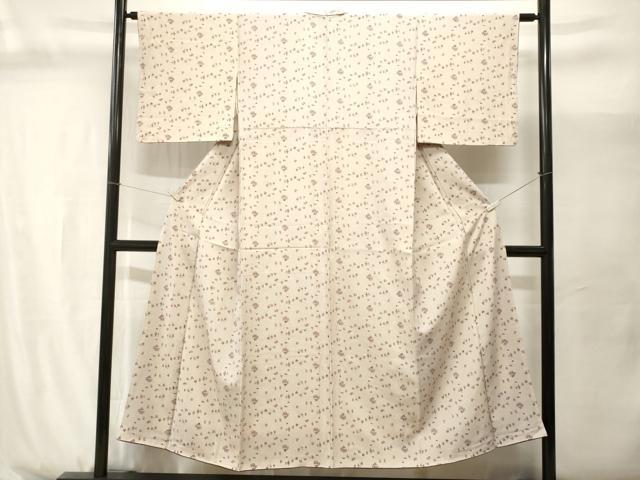 平和屋着物■上質な小紋　人物文　正絹　逸品　CABJ2951ev