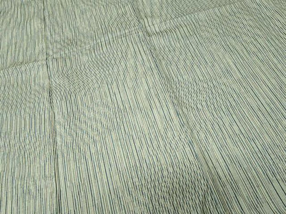 平和屋着物■上質な小紋　紬地　縞　正絹　逸品　CABJ2957ev