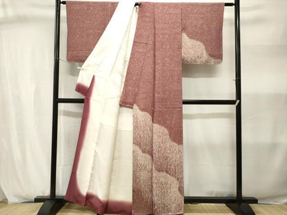 平和屋着物■訪問着　道長幾何学文　正絹　逸品　CABJ2966ev