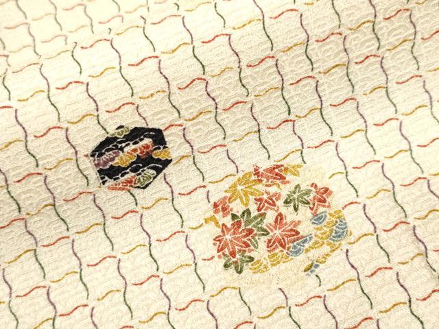 平和屋着物■上質な小紋　亀甲花文　正絹　逸品　CABJ2970ev