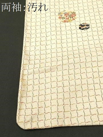 平和屋着物■上質な小紋　亀甲花文　正絹　逸品　CABJ2970ev