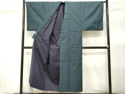 平和屋着物■男性　紬　霞文　正絹　逸品　CABJ2979ev