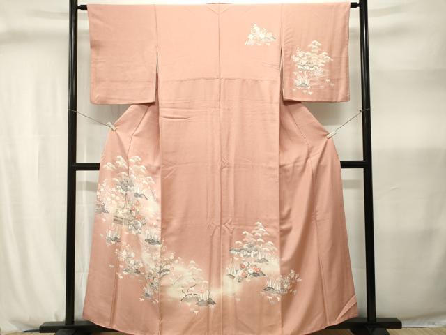 平和屋着物■訪問着　御所解文　暈し染め　金彩　正絹　逸品　CABJ2982ev