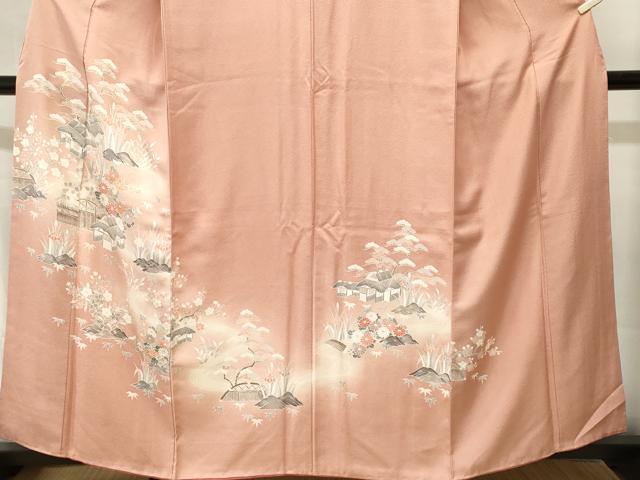 平和屋着物■訪問着　御所解文　暈し染め　金彩　正絹　逸品　CABJ2982ev