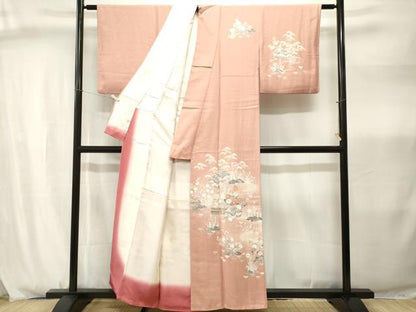 平和屋着物■訪問着　御所解文　暈し染め　金彩　正絹　逸品　CABJ2982ev