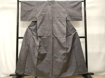 平和屋着物■上質な紬　霞文　正絹　逸品　CABJ3002ev