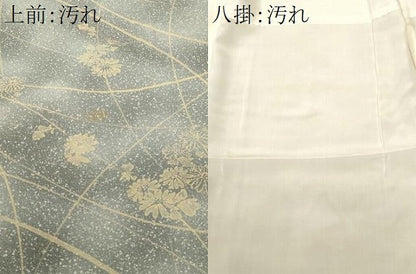 平和屋着物■上質な小紋　枝菊文　暈し染め　正絹　逸品　CABJ3017ev