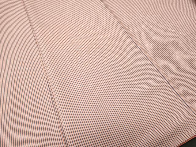 平和屋着物■江戸小紋　寺山存男　縞　正絹　逸品　CABJ3021ev