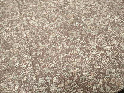 平和屋着物■上質な小紋　流水草花文　正絹　逸品　CABJ3035ev