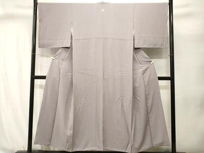 平和屋着物■上質な色無地　霞色　正絹　逸品　CABJ3045ev