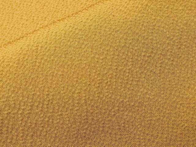 平和屋着物■上質な色無地　霞地紋　黄朽葉色　正絹　逸品　CABJ3050ev
