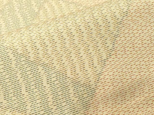 平和屋着物■本場大島紬　白大島　切嵌文　正絹　逸品　CABJ3057ev