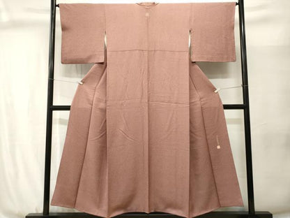 平和屋着物■本草木染作家　圓啓　江戸小紋　鮫小紋柄　正絹　逸品　CABJ3067ev