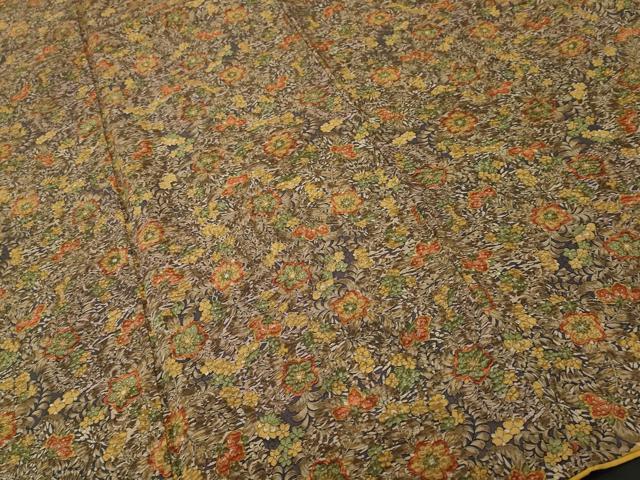 平和屋着物■上質な小紋　草花文　正絹　逸品　CABJ3075ev