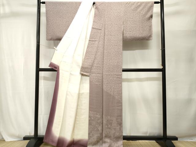 平和屋着物■日本工芸会正会員　中儀延　加賀小紋　訪問着　江戸小紋　仕覆文　寄せ小紋柄　高島屋扱い　正絹　逸品　未使用　CABJ3083ev