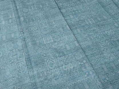 平和屋着物■上質な紬　幾何学文　正絹　逸品　CABJ3084ev